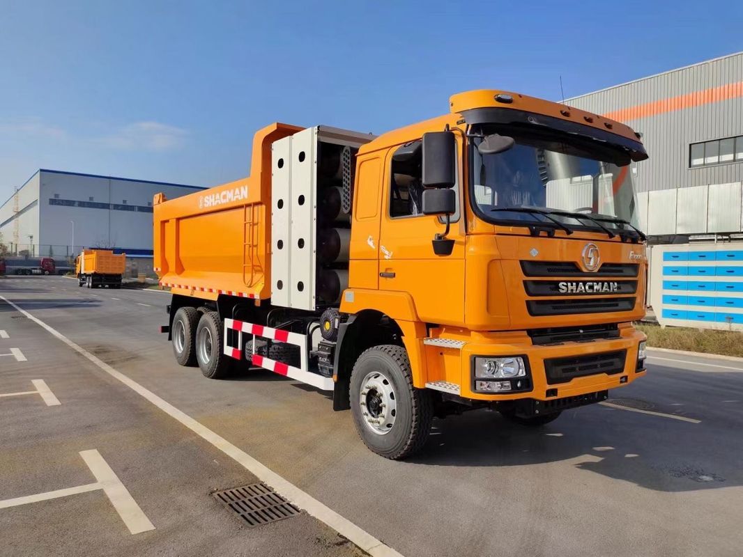 SHACMAN F3000 6x4 CNG Dump Truck 10JSD180 QH50 Spline Transmission 340 Hp/430Hp 12.00R20 Ban
