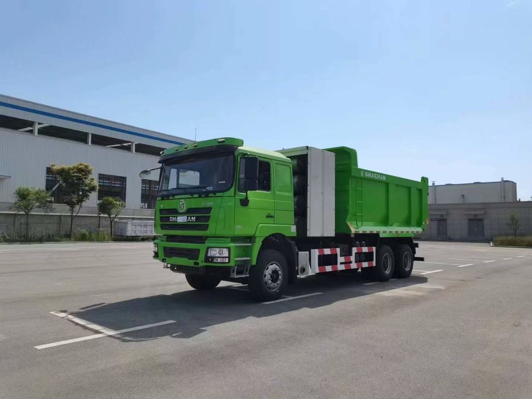 SHACMAN CNG Dump Truck F3000 6x4 375 EuroII Hijau