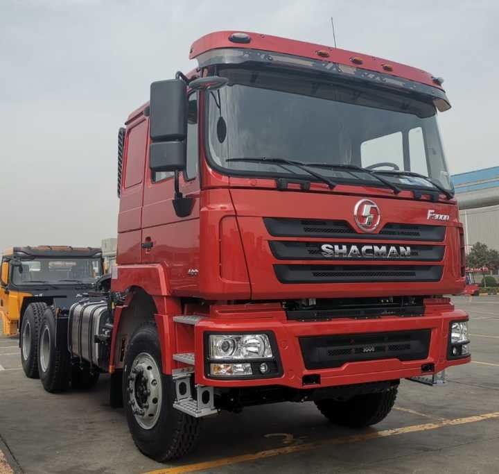 Biru SHACMAN F3000 kepala traktor 6x4 460 HP EuroV Shacman kepala traktor