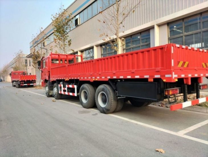 SHACMAN F3000 Red Truck 8×4 WEICHAI 380Hp EuroII 12 roda truk