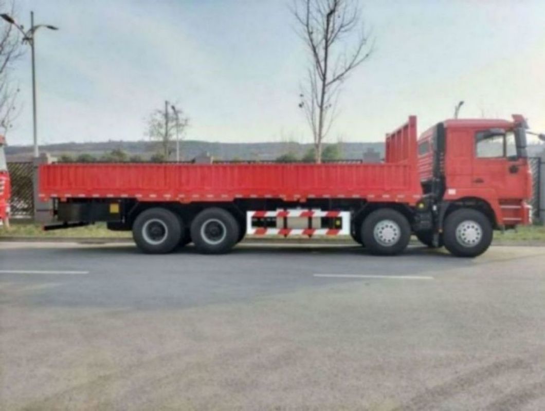 SHACMAN F3000 Truk Truk 8x4 430Hp Red Van Truk Untuk Komposit Transportasi