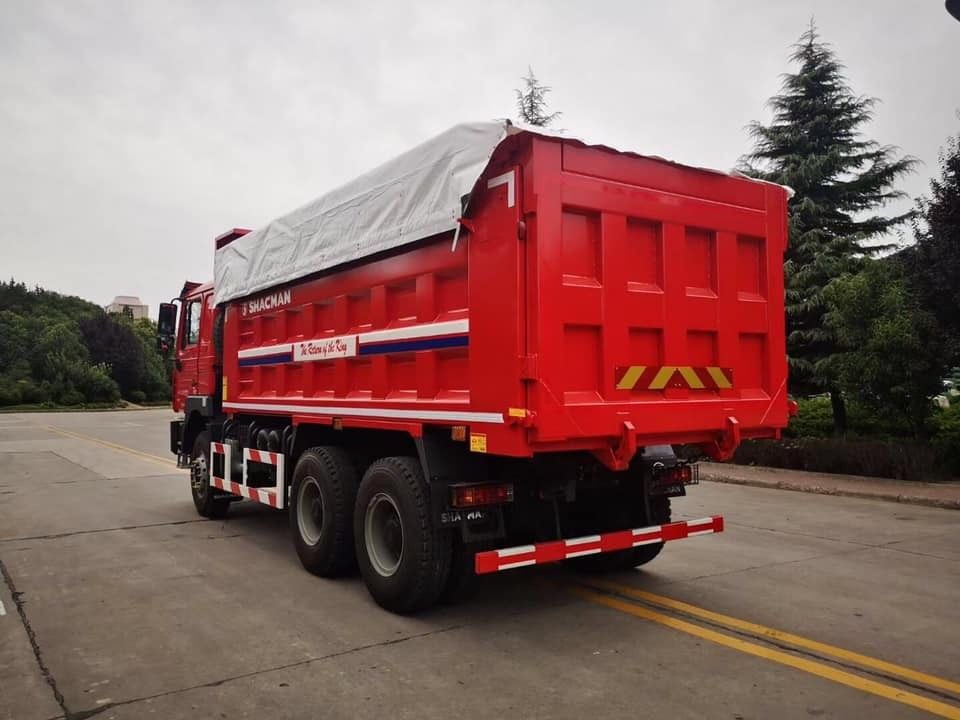 SHACMAN 12Wheels Tipper Truck F3000 6x4 400Hp Euro II Merah