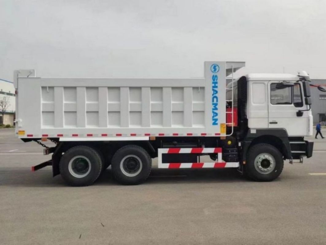 New Heavy Duty 10 Roda SHACMAN Dump Truck F3000 6x4 340Hp Euro II Putih