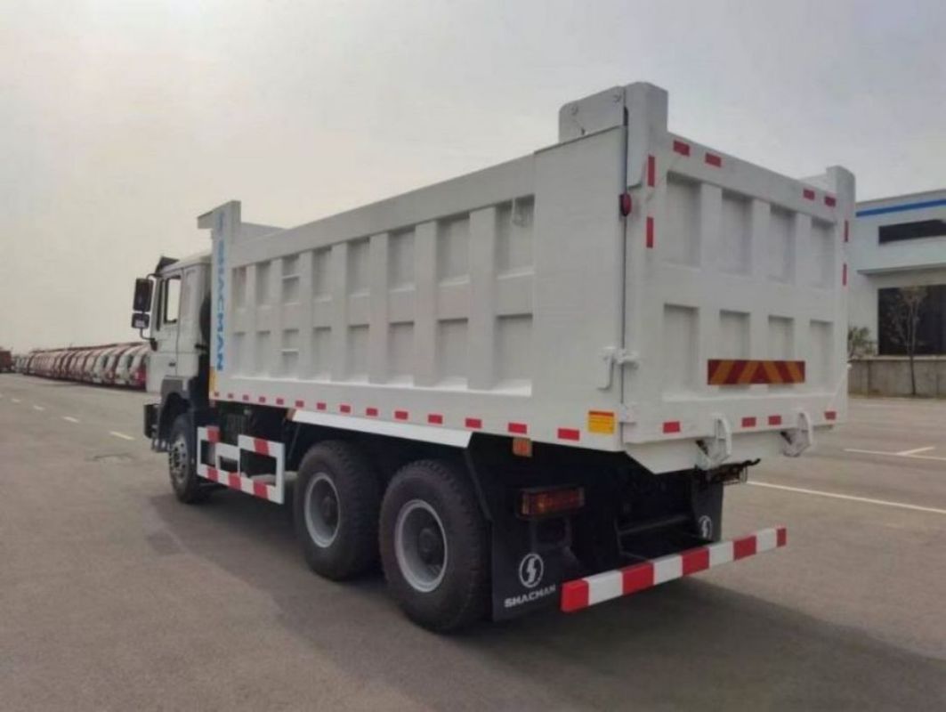 New Heavy Duty 10 Roda SHACMAN Dump Truck F3000 6x4 340Hp Euro II Putih