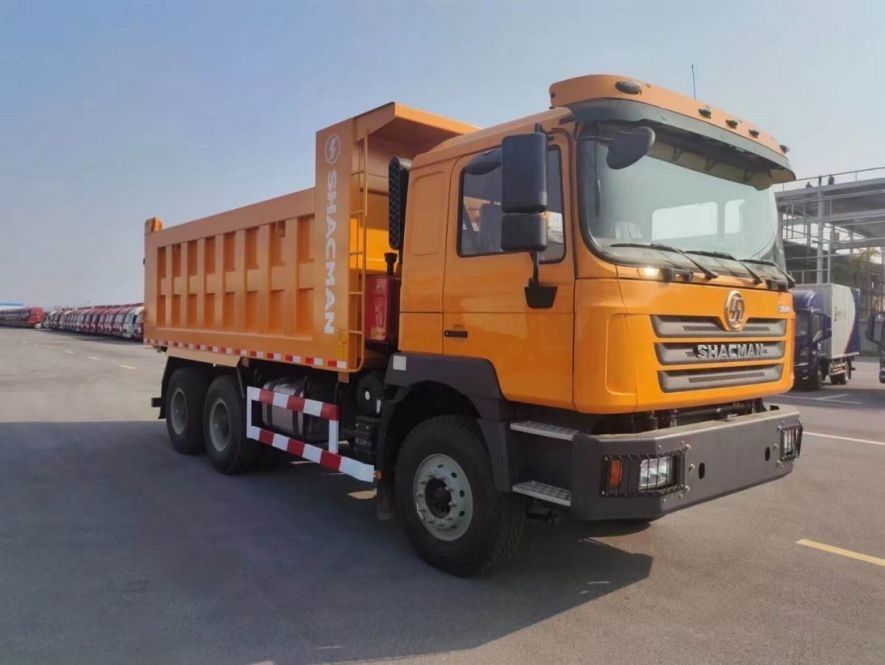 SHACMAN Single Sleeper Dump Truck F3000 6x4 400Hp EuroII Performa yang kuat dan kapasitas muatan