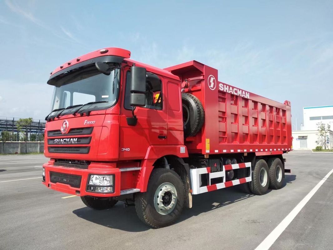 SHACMAN F3000 Dump Truck 6x4 380hp Euro II untuk tugas berat WEICHAI Mesin Diesel