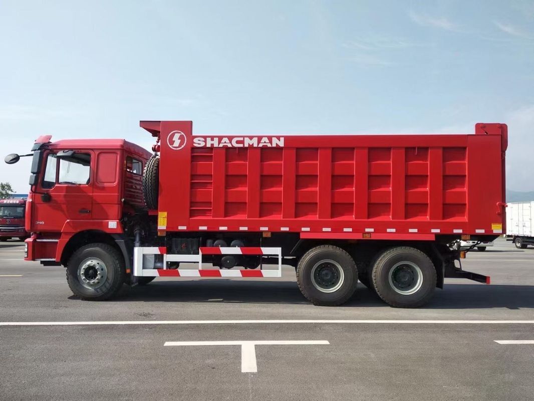 SHACMAN F3000 Dump Truck 6x4 380hp Euro II untuk tugas berat WEICHAI Mesin Diesel