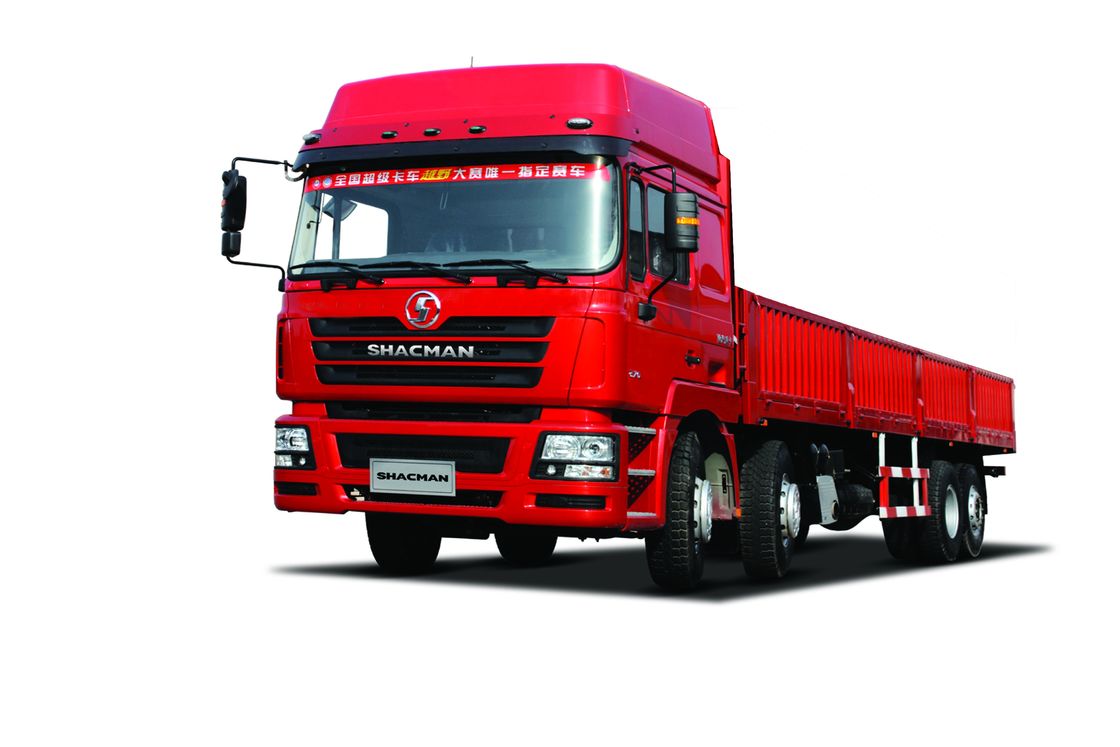 SHACMAN F3000 Red Truck 8×4 WEICHAI 380Hp EuroII 12 roda truk