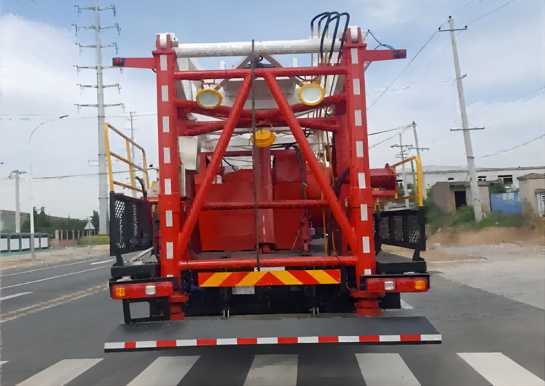 SHACMAN H3000 truk pengeboran minyak 6x4 380HP EuroII Putih 50Ton Rig Movable truk minyak