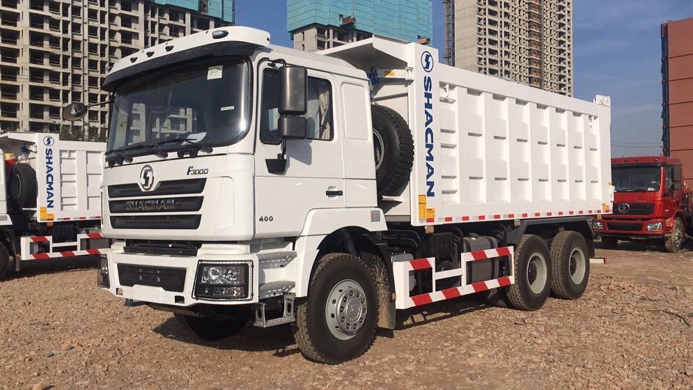 SHACMAN 3 Axle Tipper Dump Truck H3000 6x4 400HP EuroII 50Ton Tiga Axle Dump Truck