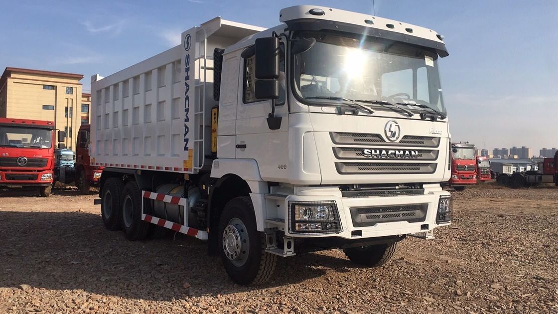 SHACMAN 3 Axle Tipper Dump Truck H3000 6x4 400HP EuroII 50Ton Tiga Axle Dump Truck