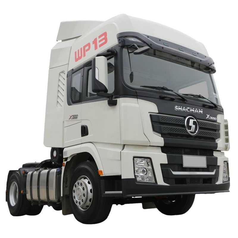 SHACMAN X3000 4x2 Traktor Kepala Traktor Kuat Traktor Truk 375Hp Mesin WEICHAI