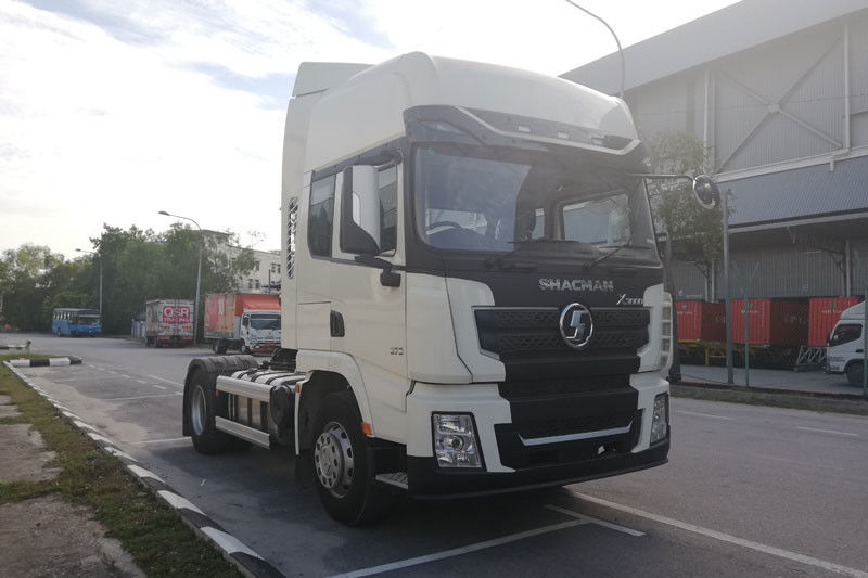 SHACMAN X3000 4x2 Traktor Kepala Traktor Kuat Traktor Truk 375Hp Mesin WEICHAI