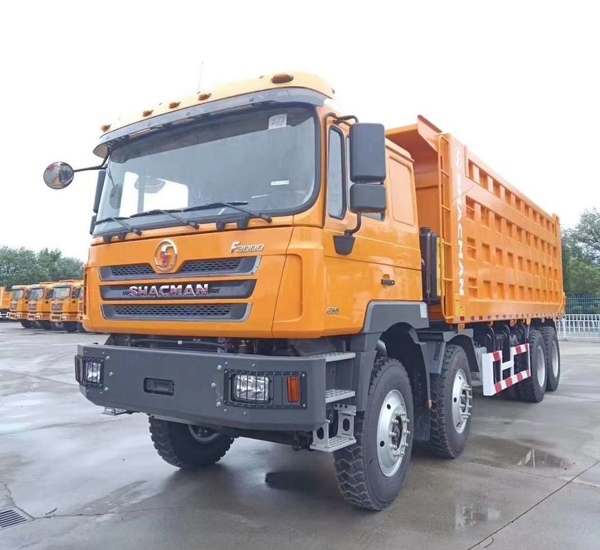 SHACMAN 3 Axle Dump Truck F3000 8x4 430HP EuroII 25 Ton Tiga Axle Dump Truck