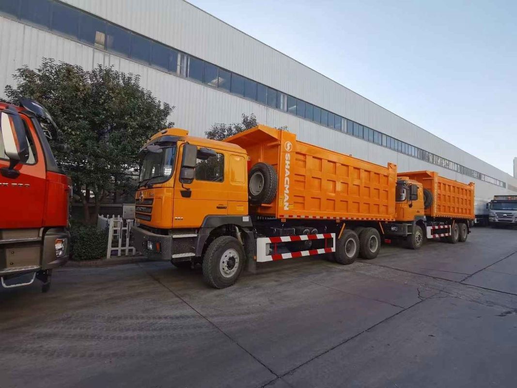 SHACMAN 3 Axle Dump Truck F3000 8x4 430HP EuroII 25 Ton Tiga Axle Dump Truck