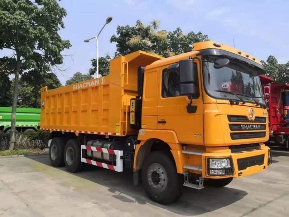 SHACMAN F3000 380HP 6x4 Traktor Truk EuroII 10 Roda Dump Truck Mesin WEICHAI