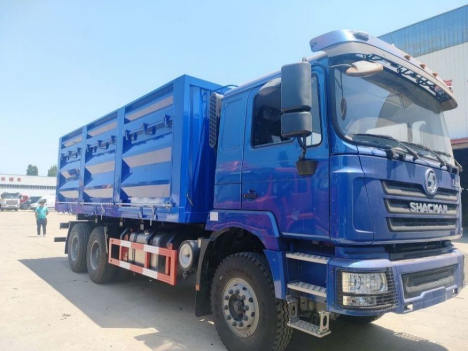 SHACMAN F3000 380HP 6x4 Traktor Truk EuroII 10 Roda Dump Truck Mesin WEICHAI