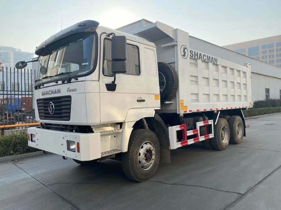 10 Wheel Tipper Truck F2000 Left Hand Drive 6x4 Dump Truck SHACMAN Mesin Diesel WP10.290E32