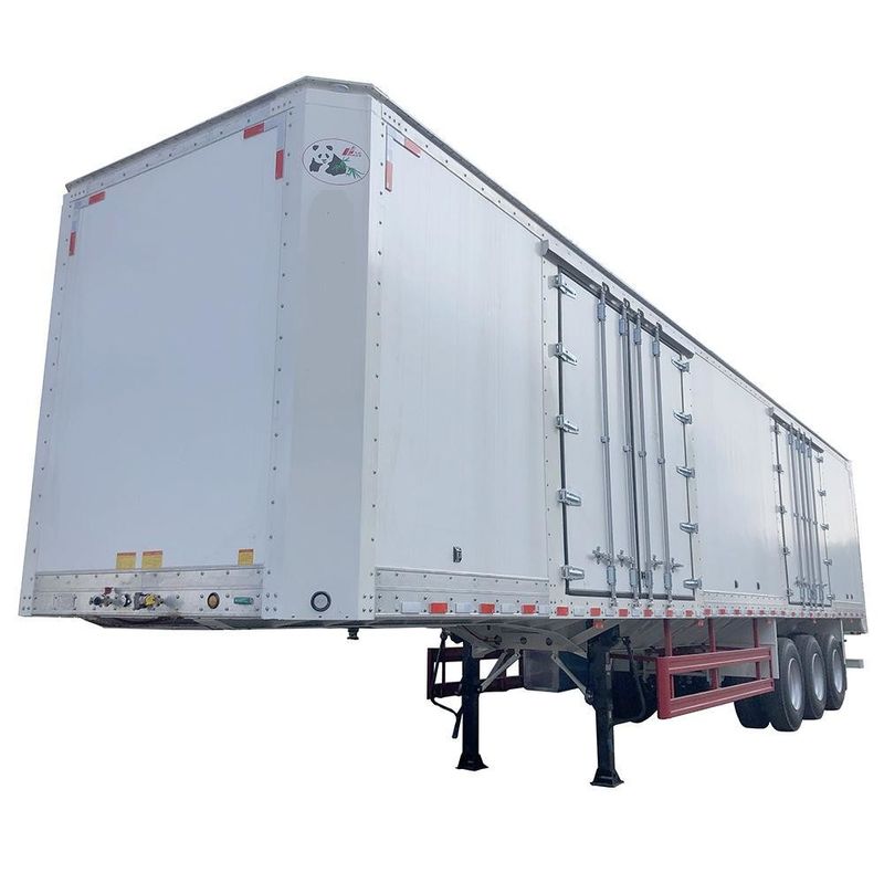 CIMC Van tipe Semi Box Trailer 3 Axle Foot Dry Van Container Semi Trailer