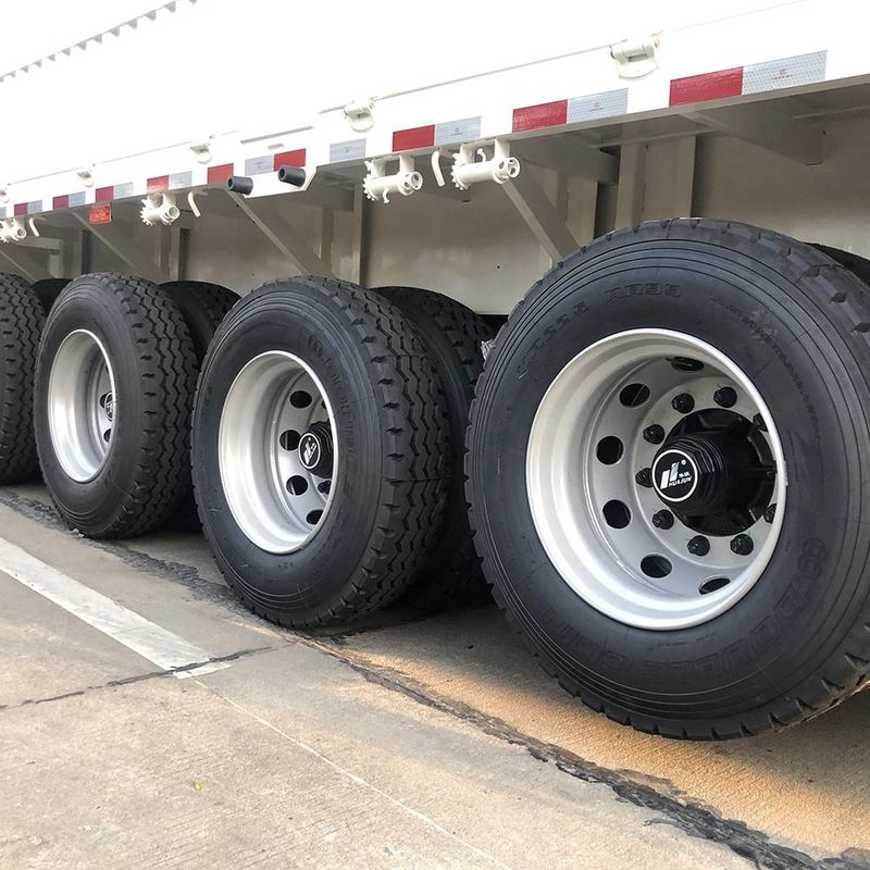 CIMC 3 / 4 Axles Pagar Semi Trailer 60 70 Ton Pagar Kargo Truk SHACMAN