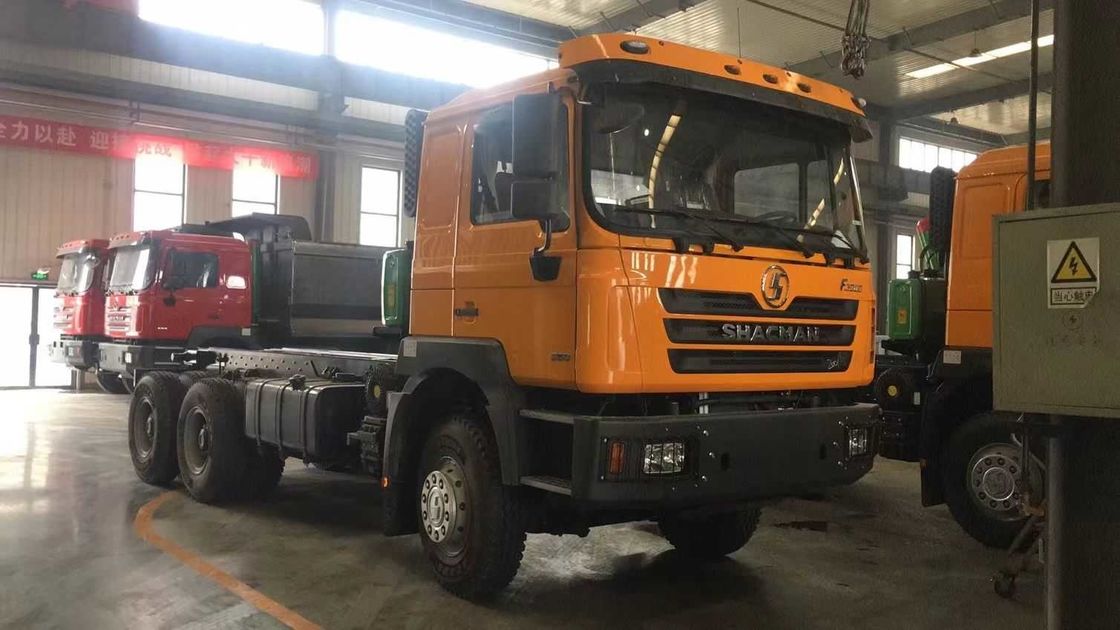 CUMMINS Mesin Diesel SHACMAN Truk dump berat 25 Ton muatan X3000 6x4 420 EuroIII
