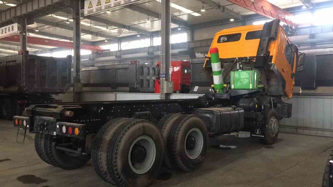 CUMMINS Mesin Diesel SHACMAN Truk dump berat 25 Ton muatan X3000 6x4 420 EuroIII