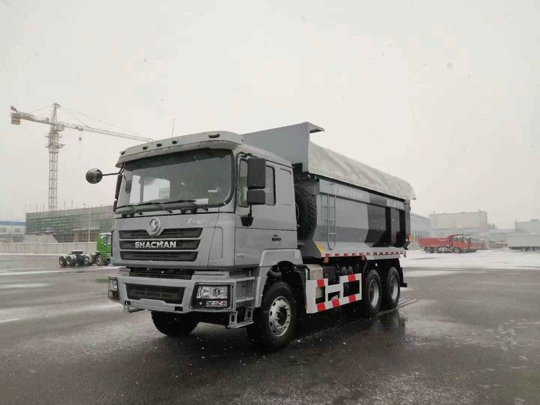 CUMMINS Mesin Diesel SHACMAN Truk dump berat 25 Ton muatan X3000 6x4 420 EuroIII