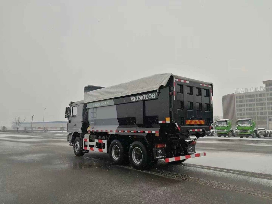 CUMMINS Mesin Diesel SHACMAN Truk dump berat 25 Ton muatan X3000 6x4 420 EuroIII