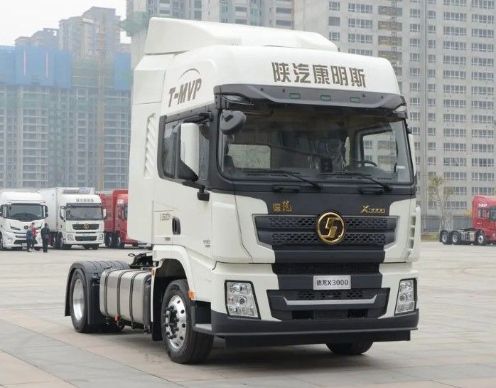 Manual Gear-pergantian 10 Wheelers Traktor Truk SHACMAN 430hp X3000 4x2 Double Sleeper Kabin Kepala Traktor