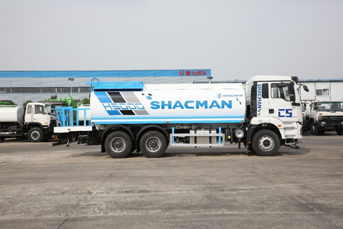 Truk Air SHACMAN H3000 4X2 dengan Mesin 336HP Tangki 10m³ dan Penggerak Tangan Kiri Euro Ⅲ